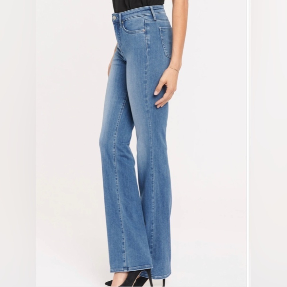 NYDJ Barbara Bootcut High Waisted Blue Jeans Clean Horizon Slimming Size 18 NWT